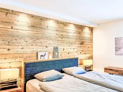 Ein Bett oder Betten in einem Zimmer der Unterkunft Apartment Cristal-12 by Interhome