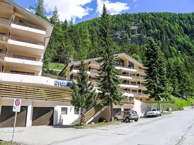 Ein allgemeiner Bergblick oder ein Berglick von der Ferienwohnung aus