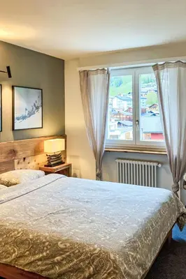 Ein Bett oder Betten in einem Zimmer der Unterkunft Apartment Dala by Interhome