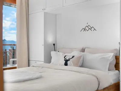 Ein Bett oder Betten in einem Zimmer der Unterkunft Apartment La Forêt ouest C120 by Interhome