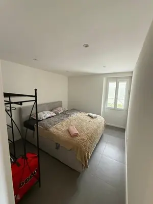 Ein Bett oder Betten in einem Zimmer der Unterkunft Ramo
