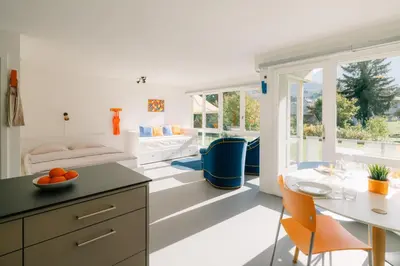 Grundriss der Unterkunft Apartment Baytrail in See- und Bergnähe, modern, mit Garten, 4 Gäste