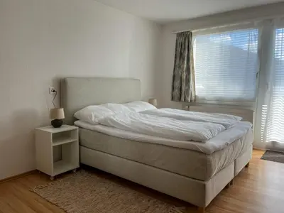 Ein Bett oder Betten in einem Zimmer der Unterkunft Domizil Seeidyll