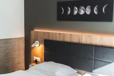 Ein Bett oder Betten in einem Zimmer der Unterkunft Appartement 2 chambres et terrasse