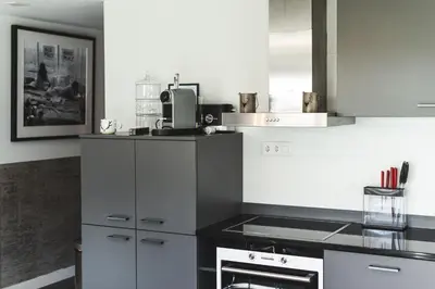 Küche/Küchenzeile in der Unterkunft Appartement 2 chambres et terrasse