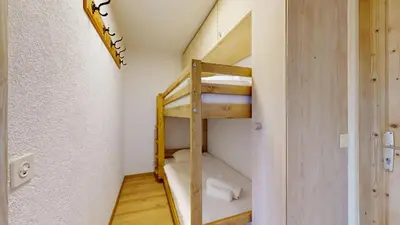 Ein Bett oder Betten in einem Zimmer der Unterkunft Hortensia H 022 - VIEW apartment 4 pers