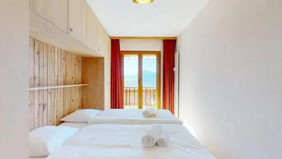 Ein Bett oder Betten in einem Zimmer der Unterkunft Hortensia H 022 - VIEW apartment 4 pers