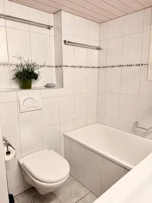Ein Badezimmer in der Unterkunft Wundervolle Alpenferien in Frutigen