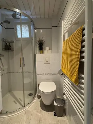 Ein Badezimmer in der Unterkunft Apartment Thun - Lake view - for 6 guests