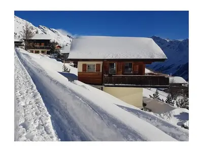 Grundriss der Unterkunft Cabin in Wiler with sauna and Wi-Fi