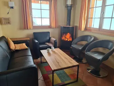 Grundriss der Unterkunft Cabin in Wiler with sauna and Wi-Fi