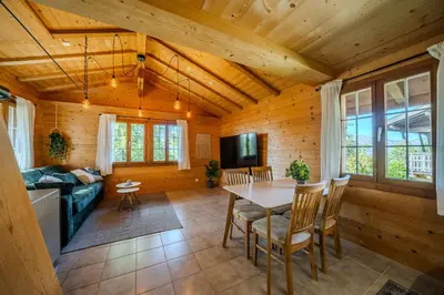 TV/Unterhaltungsangebot in der Unterkunft Mountain Apartment - Hot Tub & Sunset Views
