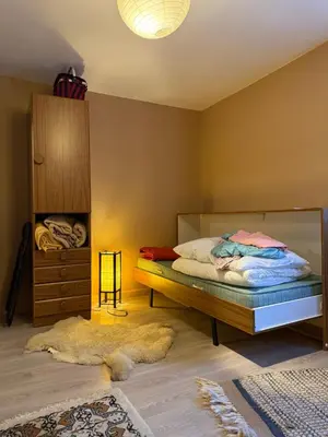 Ein Bett oder Betten in einem Zimmer der Unterkunft Salute Budget Studio