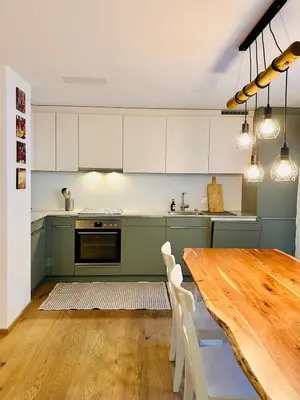 Küche/Küchenzeile in der Unterkunft Peak Apartment - Saas-Fee