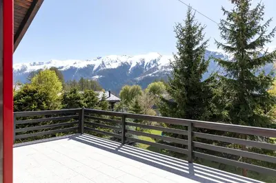 Naturlandschaft in der Nähe des Chalets