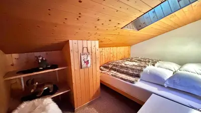 Ein Bett oder Betten in einem Zimmer der Unterkunft Haus Anis Edel Alpine Apartment