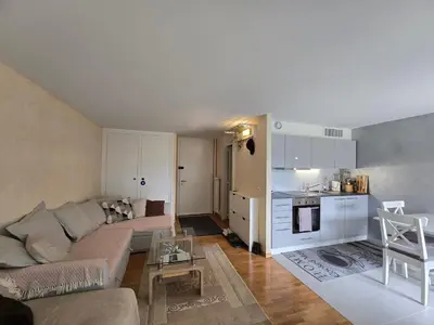 Küche/Küchenzeile in der Unterkunft Studio Cosy à Crans-Montana