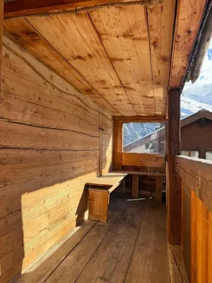 Grundriss der Unterkunft Renovated traditional chalet in car-free Mürren