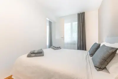 Ein Bett oder Betten in einem Zimmer der Unterkunft Alpine Lodge 63