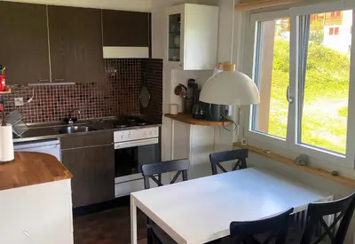 Küche/Küchenzeile in der Unterkunft Studio Alpenhaus