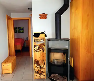 Ein Bett oder Betten in einem Zimmer der Unterkunft Minerva EG Süd