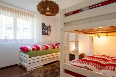 Ein Bett oder Betten in einem Zimmer der Unterkunft Sonne Oase mit Sauna