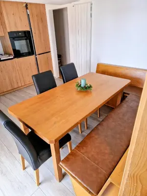 Küche/Küchenzeile in der Unterkunft Ferienwohnung Rosenburg