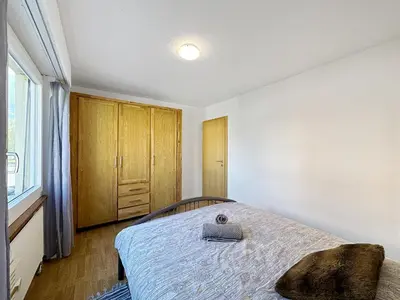 Ein Bett oder Betten in einem Zimmer der Unterkunft Casa Alps Sion - Swiss Alps
