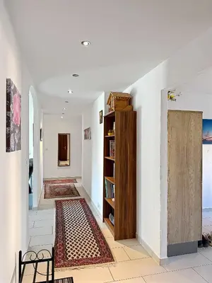 Die Bibliothek in der Ferienwohnung