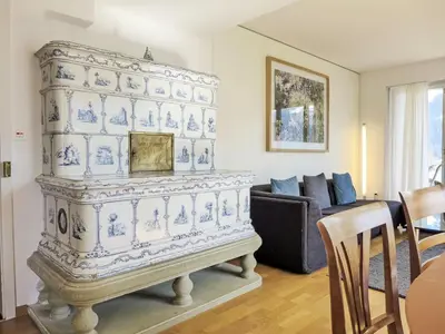 Ein Sitzbereich in der Unterkunft Apartment Chalet Jolimont-2 by Interhome