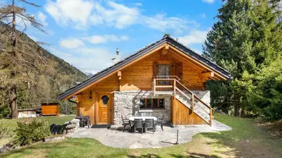 Naturlandschaft in der Nähe des Chalets