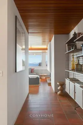Ein Bett oder Betten in einem Zimmer der Unterkunft Le Balcon des Alpes l Modernist Home l CosyHome