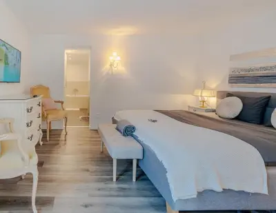 Ein Bett oder Betten in einem Zimmer der Unterkunft Mountain Residence