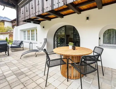 Ein Balkon oder eine Terrasse in der Unterkunft Mountain Residence