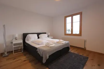 Ein Bett oder Betten in einem Zimmer der Unterkunft Panorama House