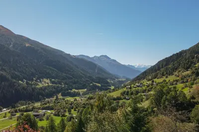 Naturlandschaft in der Nähe des Chalets