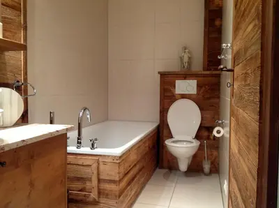 Ein Badezimmer in der Unterkunft Alouette
