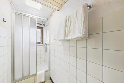 Ein Badezimmer in der Unterkunft Comfortable studio near Saas-Fee ideal for couples