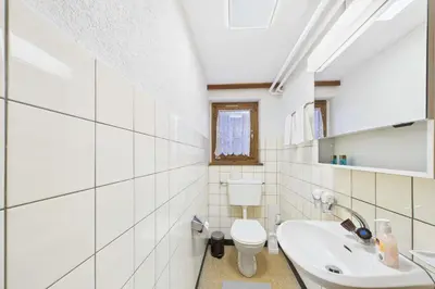 Ein Badezimmer in der Unterkunft Comfortable studio near Saas-Fee ideal for couples