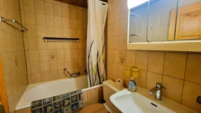 Ein Badezimmer in der Unterkunft Residence Evolene 31 Appartement 2 personnes