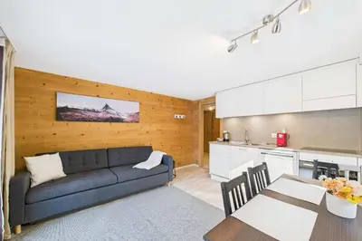 Küche/Küchenzeile in der Unterkunft Vacation rental in Saas-Grund ideal for families