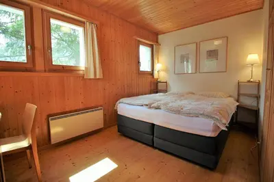 Ein Bett oder Betten in einem Zimmer der Unterkunft Appartement Melody - 2 personnes - La Sage