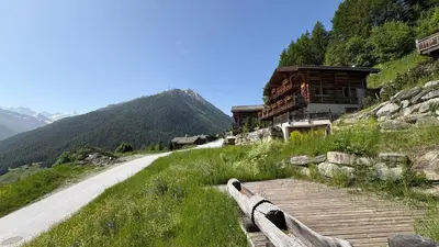 Naturlandschaft in der Nähe des Chalets