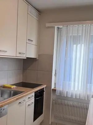 Küche/Küchenzeile in der Unterkunft Ferienwohnungen in Leukerbad