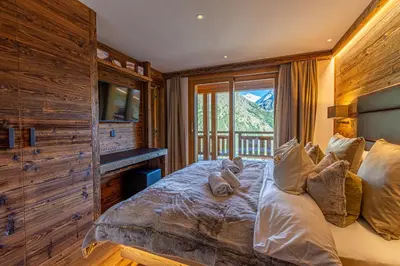 Ein Bett oder Betten in einem Zimmer der Unterkunft Chalet Wooden Pearl - Ultimate Luxury & Privacy!