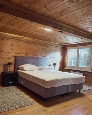 Ein Bett oder Betten in einem Zimmer der Unterkunft Ferienwohnung Metsch