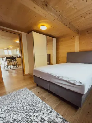 Ein Bett oder Betten in einem Zimmer der Unterkunft Ferienwohnung Metsch