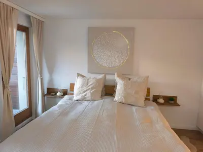 Ein Bett oder Betten in einem Zimmer der Unterkunft Apartment Panorama