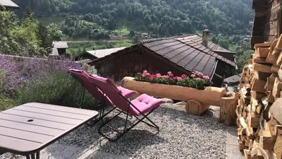 Naturlandschaft in der Nähe des Chalets
