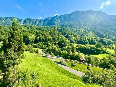 Naturlandschaft in der Nähe des Ferienhauses